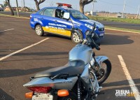 Guarda Municipal de São Miguel do Iguaçu recupera motocicleta furtada