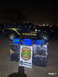 Polícia Federal apreende quase duzentos quilos de cocaína às margens do Rio Paraná