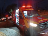 Siate socorre motociclista após colisão na Vila Yolanda