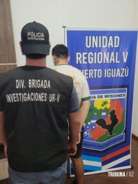 Policia de Misiones prende assaltante após operação simultânea em três residências de Puerto Iguazu 