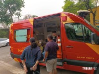 Siate socorre motociclista após colisão na Vila Yolanda