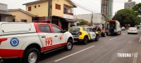 SAMU socorre três pessoas após colisão traseira entre duas motos na Vila Maracanã