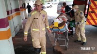 Motociclista fica gravemente ferido após colisão na Av. Tancredo Neves