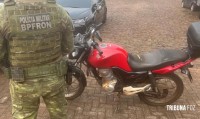 BPFRON recupera motocicleta furtada em Foz do Iguaçu