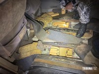 Receita Federal apreende 140 Kg de maconha em fundo falso de carro na Ponte da Amizade