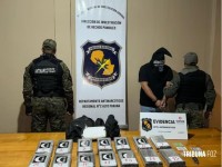 Departamento Antinarcóticos da Policia Nacional do Paraguai apreende 17,4 Kg de cocaína em Minga Guazú