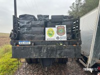 BPFRON e Policia Federal apreendem 18.500 pacotes de cigarros contrabandeados em Itaipulândia