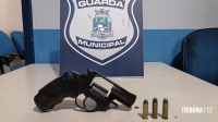 Guarda Municipal prende suspeito com revolver 38 na Vila Miranda