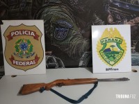 BPFRON e PF apreendem veículos, arma de fogo e cigarros as margens do lago de Itaipu 