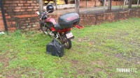 Guarda Municipal apreende 16,7 Kg de maconha e uma moto que faria o transporte da droga na Vila Portes