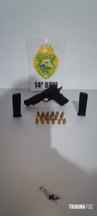 ROTAM prende homem com pistola .45mm na cintura na Av. General Meira