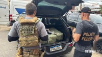 Policia Federal e Receita prendem duas pessoas com carga milionária de contrabando