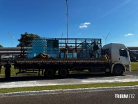 Policia Federal prende dois indivíduos em um caminhão transportando 107 Kg de cocaína e mercadorias contrabandeadas