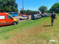 Um assaltante morto e outro gravemente ferido após confronto com policiais militares em Foz do Iguaçu