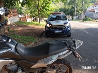 Guarda Municipal recupera moto furtada antes mesmo do proprietário ter ciência do crime