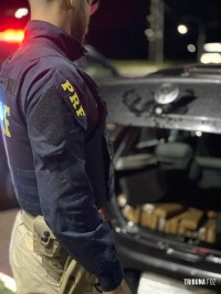 PRF apreende 168 Kg de maconha após perseguição policial na BR-277