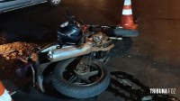 Motociclista de 18 anos fica gravemente ferida após colisão no Bairro Campos do Iguaçu