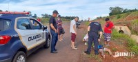 Dois motociclistas são socorridos pelo Siate após colisão na "Pista do Grau"