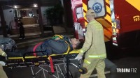 Motociclista fica gravemente ferido após colisão na Rua Xavier da Silva