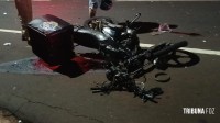 Motociclista fica gravemente ferido após colisão na Rua Xavier da Silva