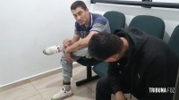 PM prende dois homens no Bairro Porto Meira que haviam roubado veículo em Medianeira