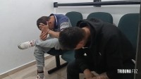 PM prende dois homens no Bairro Porto Meira que haviam roubado veículo em Medianeira