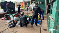 Polícia Civil de Santa Terezinha de Itaipu realiza incineração de entorpecentes