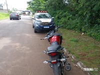 Guarda Municipal apreende moto furtada escondida em matagal na Vila Maracanã