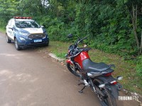 Guarda Municipal apreende moto furtada escondida em matagal na Vila Maracanã