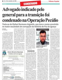 Advogado indicado pelo general para a transição foi condenado na Operação Pecúlio