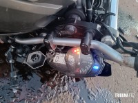 Motociclista fica gravemente ferido após colisão na Av. das Cataratas