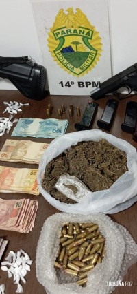 CHOQUE prende traficante com drogas e armas no Porto Meira