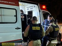 Jovem em surto mobiliza equipes do SAMU e Polícia Militar no balneário de Santa Helena