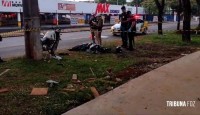 Soldado do Exército morre após colidir moto contra um poste na Av. JK 