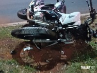 Soldado do Exército morre após colidir moto contra um poste na Av. JK 