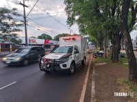 Soldado do Exército morre após colidir moto contra um poste na Av. JK 