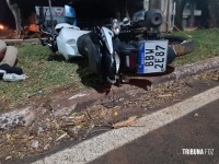 Soldado do Exército morre após colidir moto contra um poste na Av. JK 