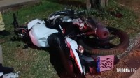 Soldado do Exército morre após colidir moto contra um poste na Av. JK 