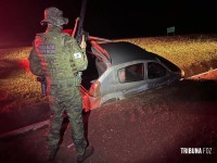 BPFRON recupera em São Miguel do Iguaçu, veículo roubado em Santa Terezinha de Itaipu