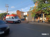 SAMU socorre paciente que teve artéria estourada no Porto Meira