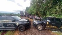 Policia Federal localiza centenas de caixas de cigarros nas margens do Lago de Itaipu