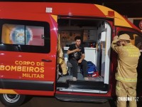 Siate socorre dois motociclistas após colisão entre duas motos na Vila C