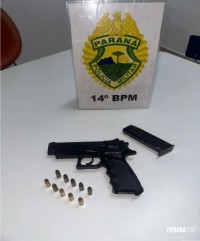 Polícia Militar apreende arma de fogo no Bairro Porto Belo após agressão familiar