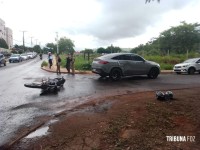 Motociclista é socorrido pelo Siate na Vila Yolanda