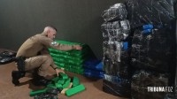 Policia Militar apreende quase 700 Kg de maconha no Bairro Cidade Nova