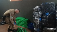 Policia Militar apreende quase 700 Kg de maconha no Bairro Cidade Nova