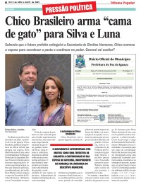 Chico Brasileiro arma “cama de gato” para Silva e Luna