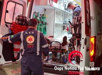 Homem baleado no braço é transferido de Itaipulândia para o hospital municipal de Foz do Iguaçu 