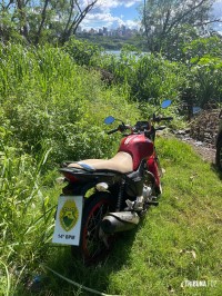 Polícia Militar recupera motocicleta furtada o Jardim Jupira