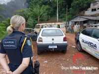 Veículo usado em arrombamento de loja de celulares é localizado pela GM em Foz do Iguaçu 